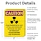 Signmission Radiation & Laser Sign, 10 in H x 7 in W, Plastic, Rectangle OS-2PACK-CR-P-710-V-10284 - alternate 5